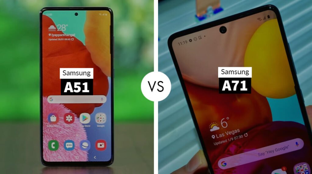 samsung a51vs a71