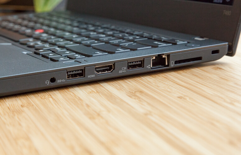 Lenovo Thinkpad T480 vs T480s: Ports