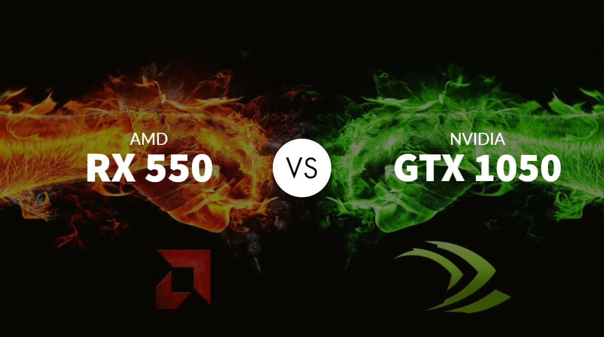 Nvidia GTX 1050 vs AMD RX 550