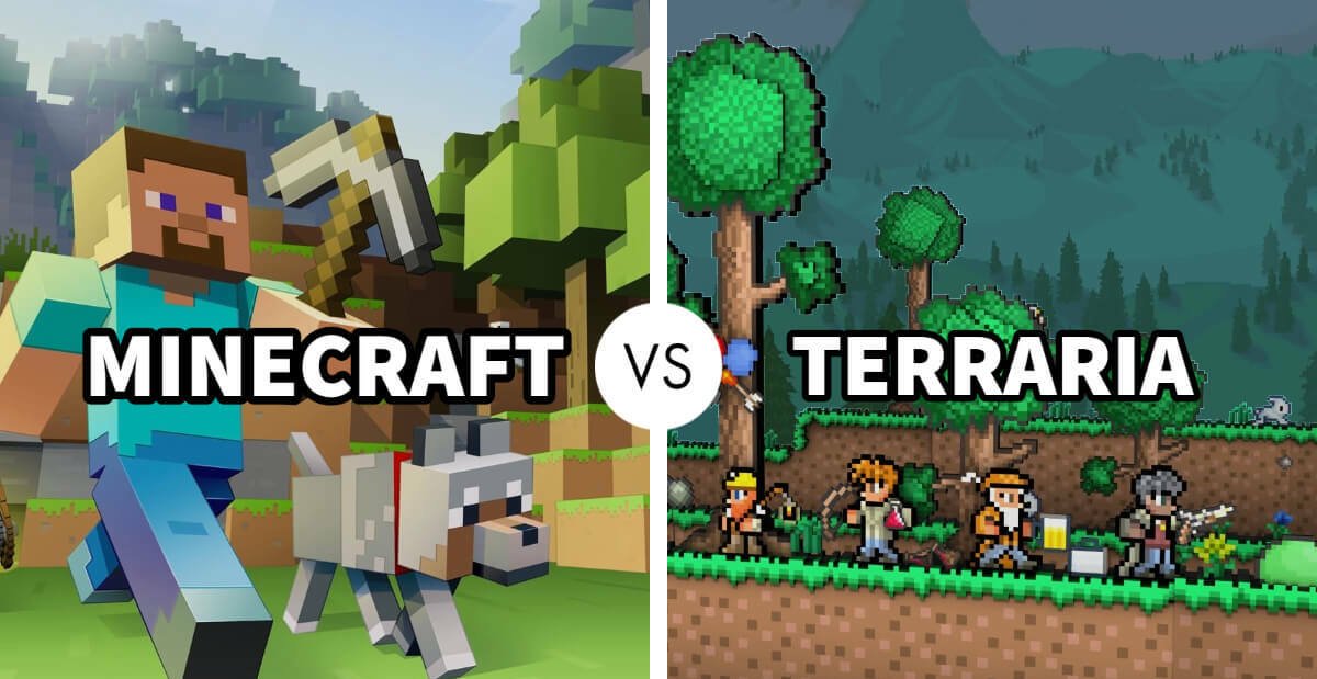 TERRARIA VS MINECRAFT