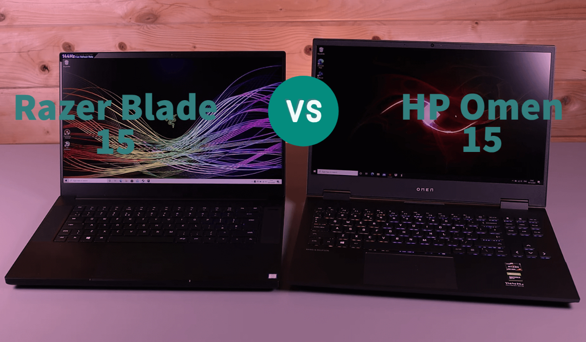 HP Omen 15 AMD vs Razer Blade 15 Base Edition