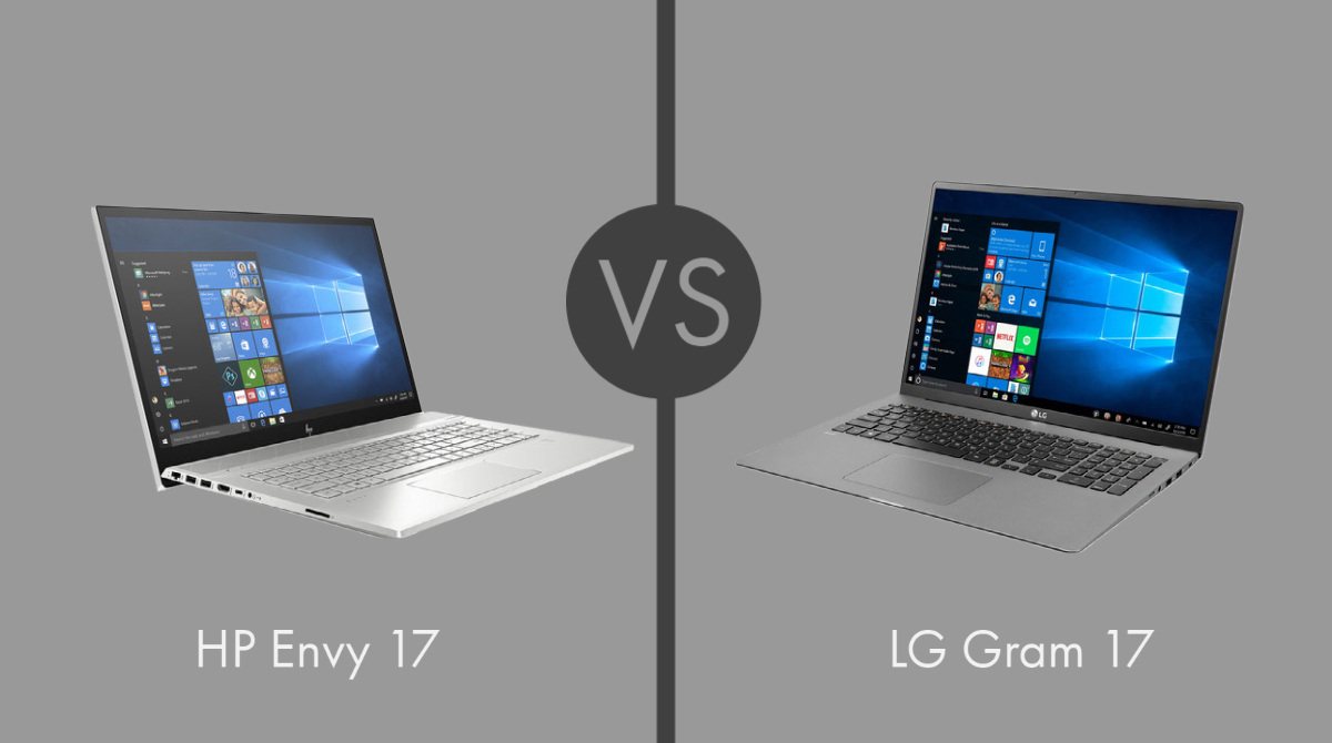HP Envy 17 vs LG Gram 17