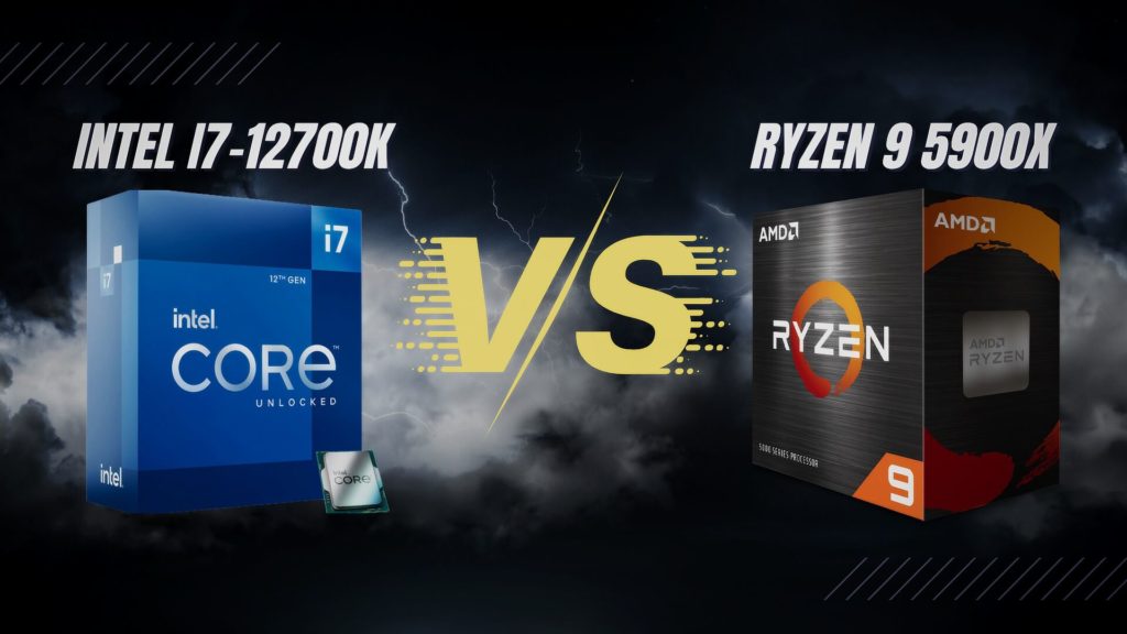 Intel i7-12700K vs Ryzen 9 5900X