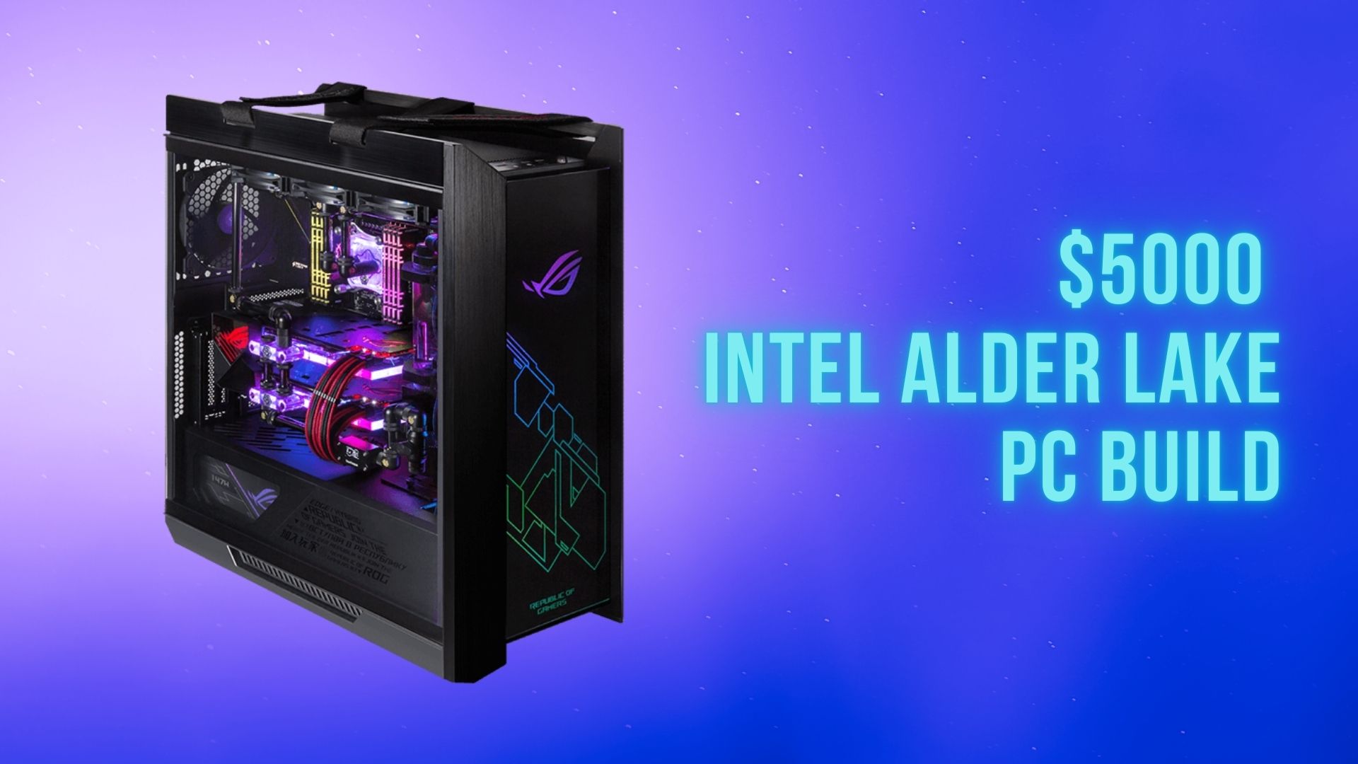 Intel Alder Lake pc build