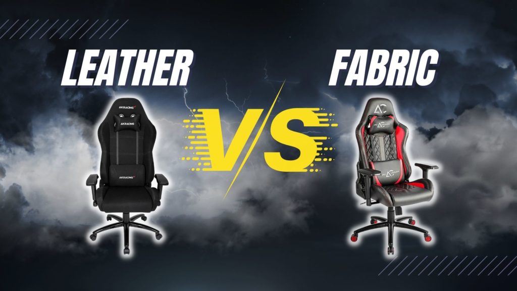 PU Leather vs Fabric Gaming Chairs