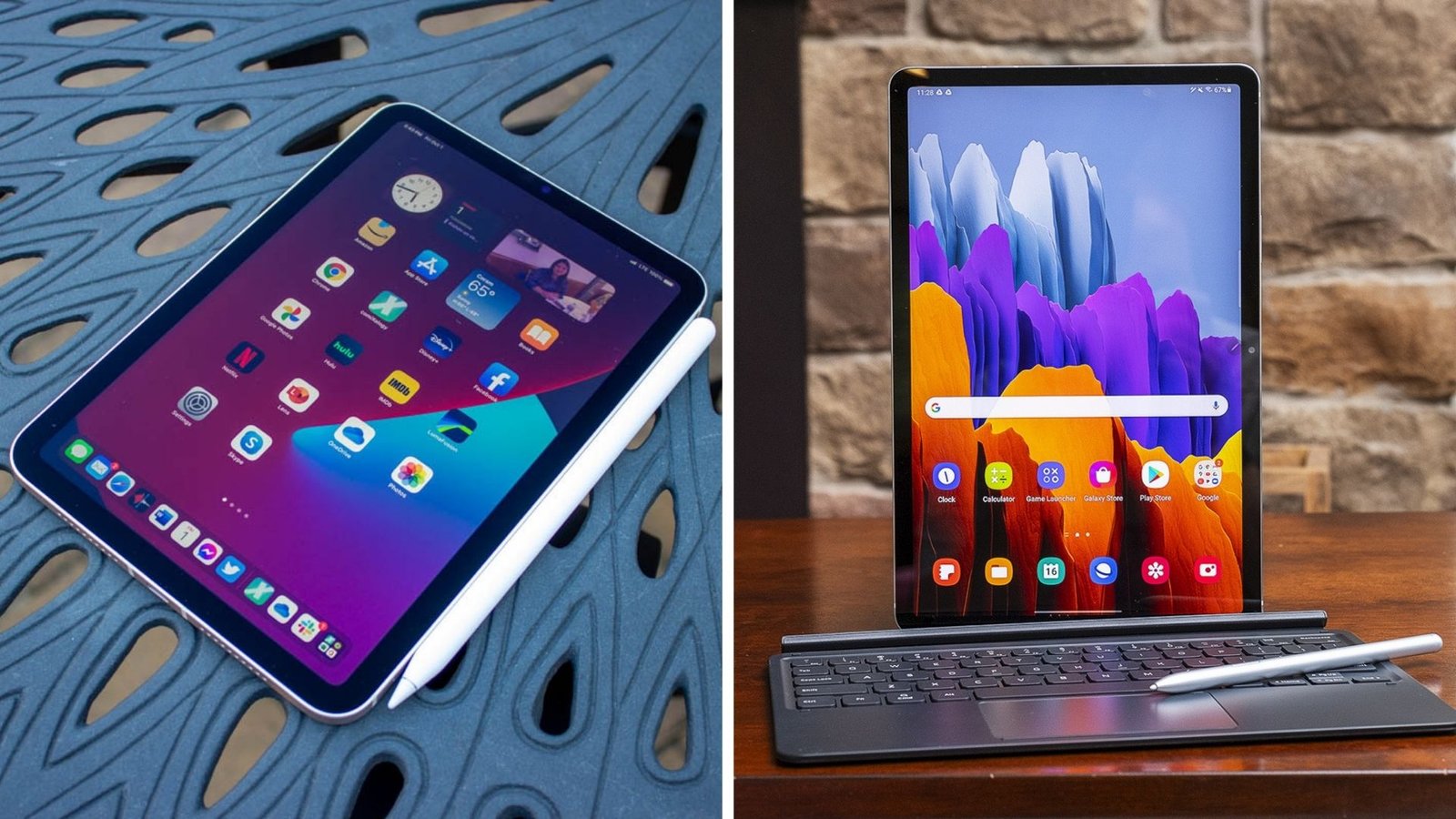 iPad Mini 6 Vs Samsung Tab S7 camera