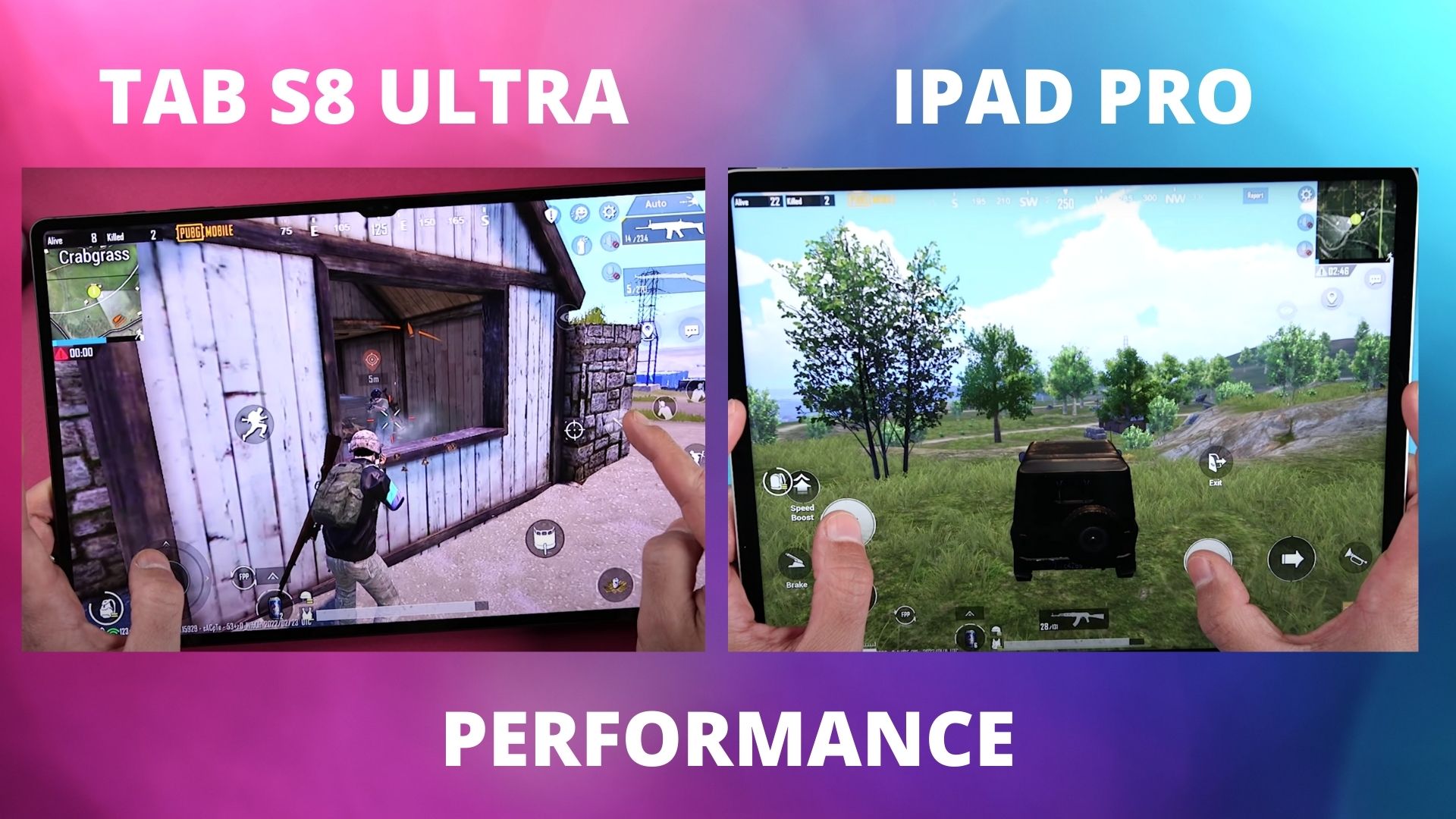 PERFORMANCE - S8 Ultra Vs iPad Pro