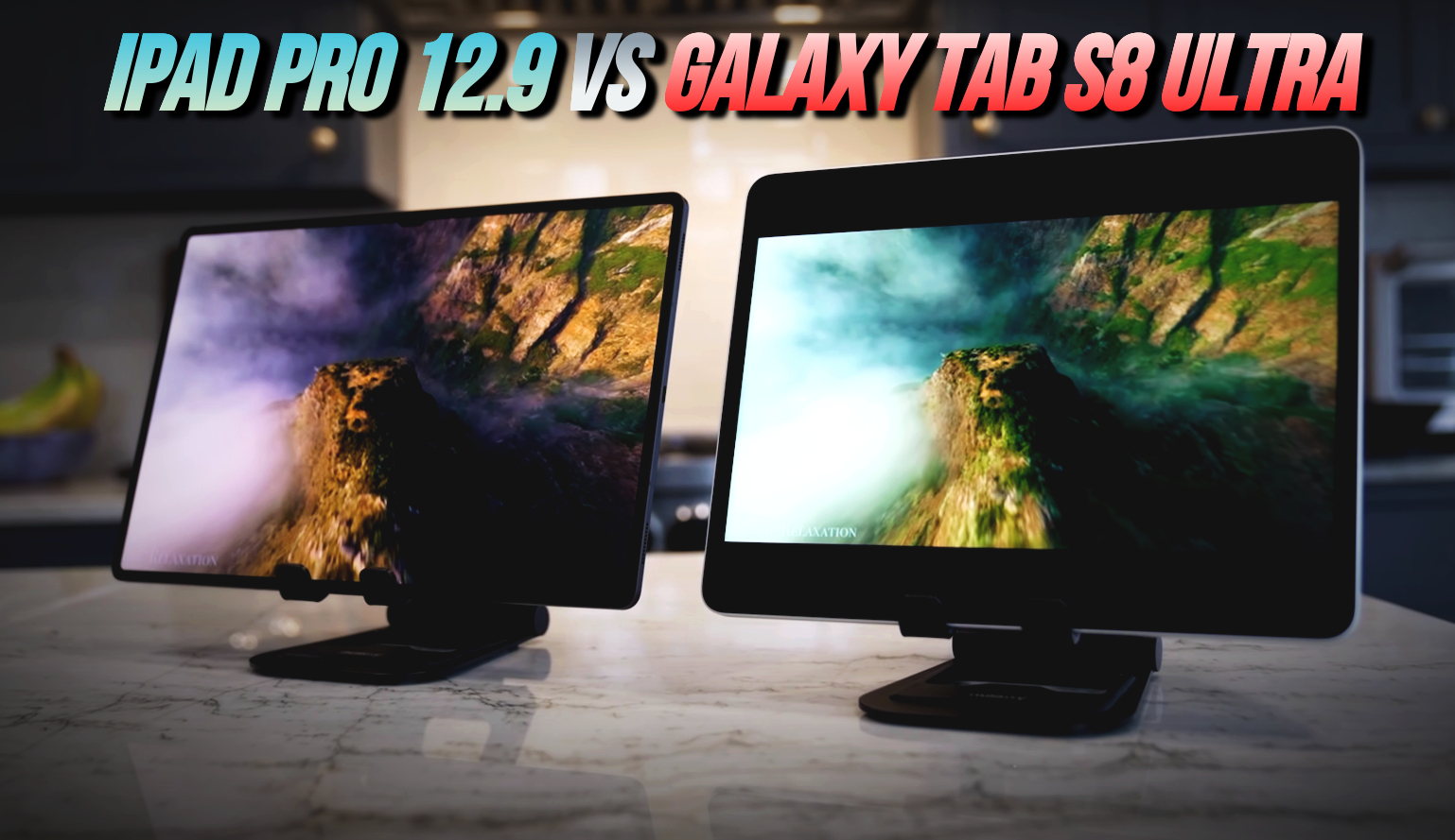 iPad Pro 12.9 vs Galaxy Tab S8 Ultra
