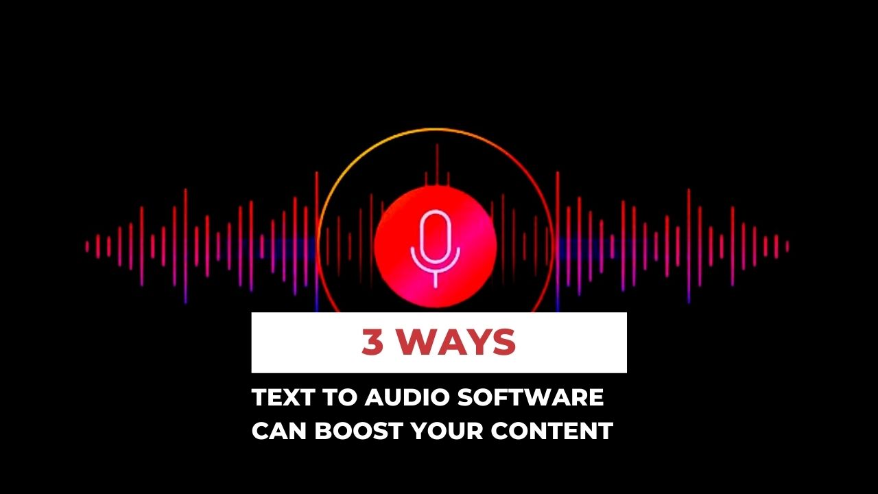 Text to Audio Software