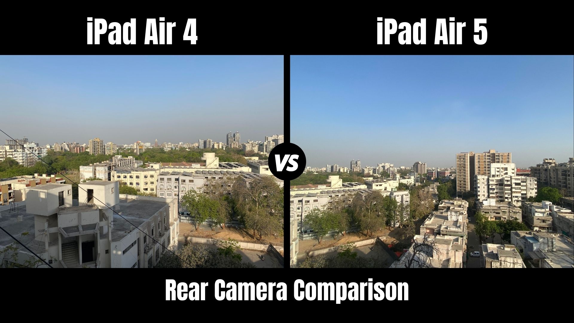 iPad Air 4 vs air 5 rear camera