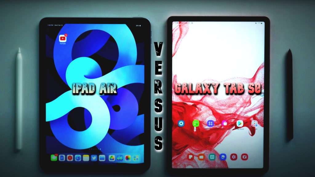 iPad Air vs Galaxy Tab S8
