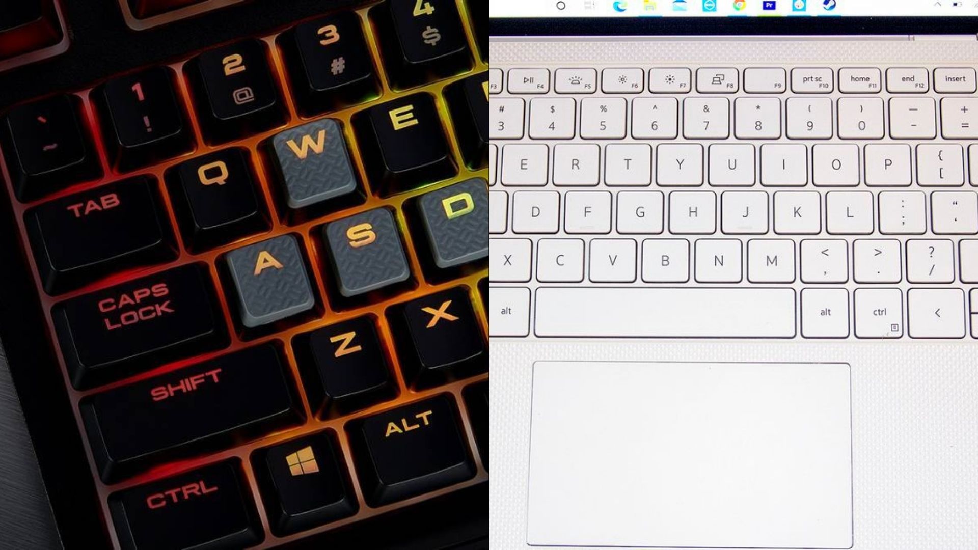 Gaming vs Normal Laptop Keyboard