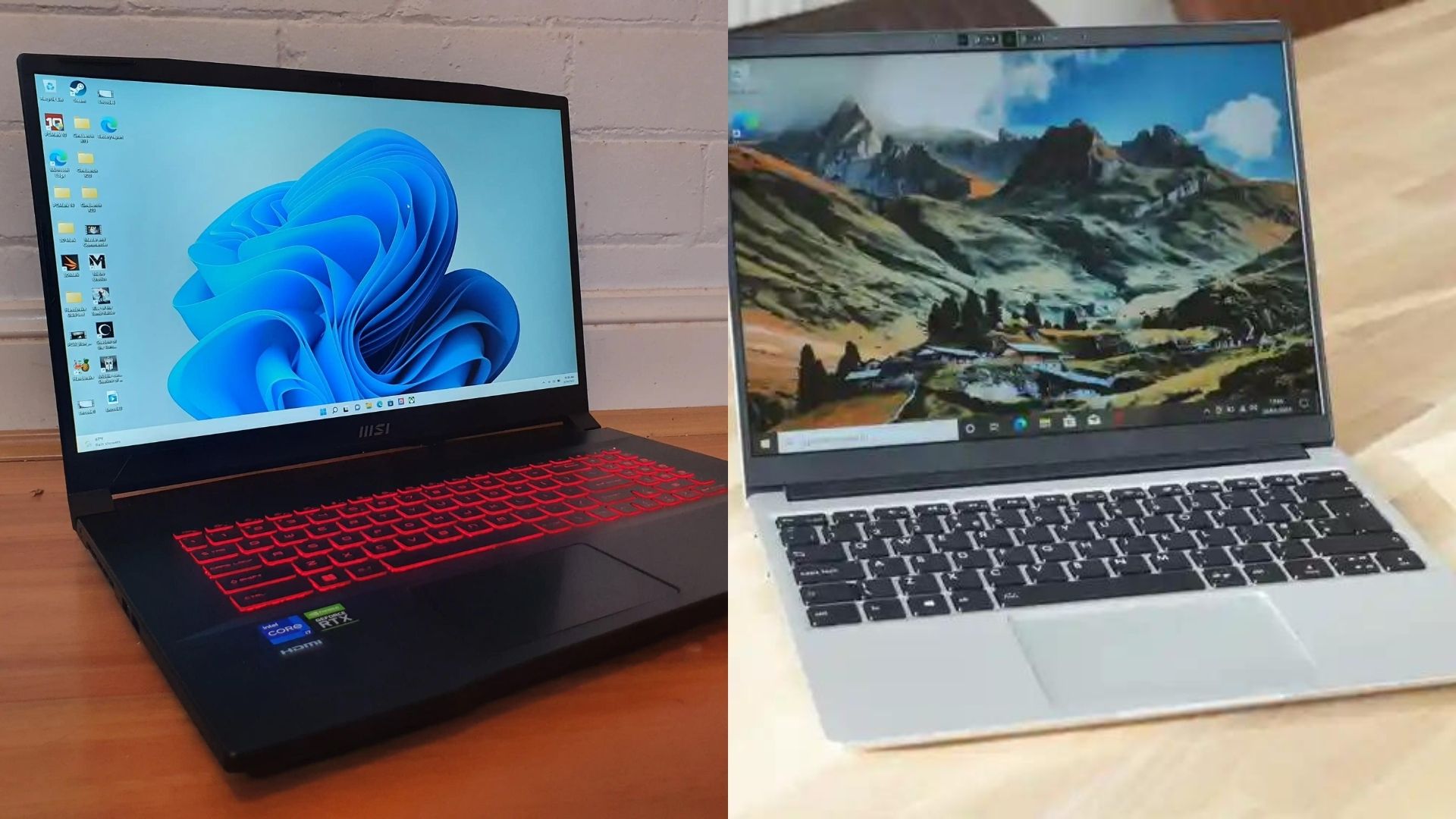 Gaming vs Normal Laptop Portability