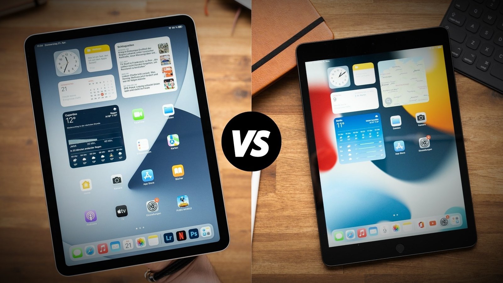 iPad Air vs 9th gen iPad