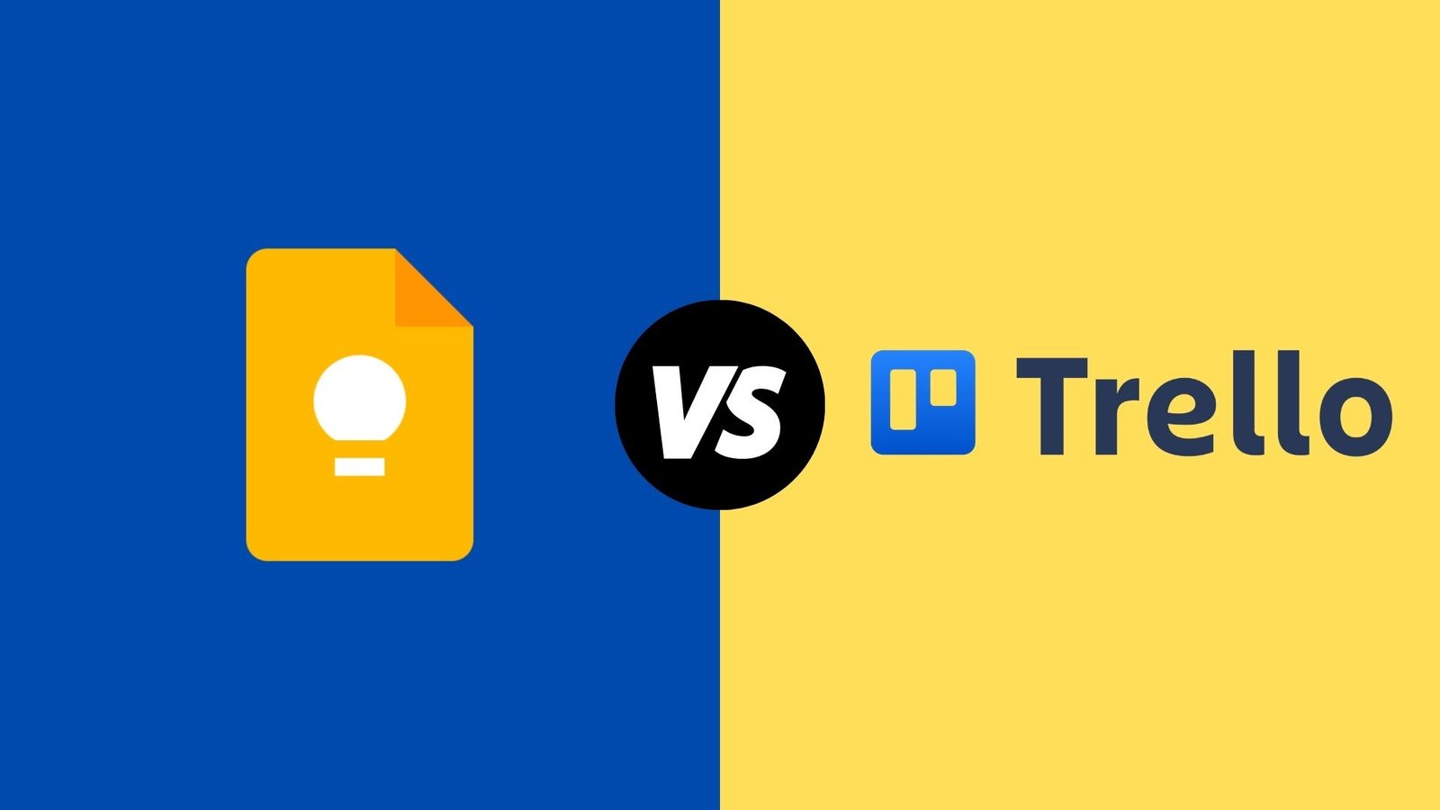 Google Keep vs Trello