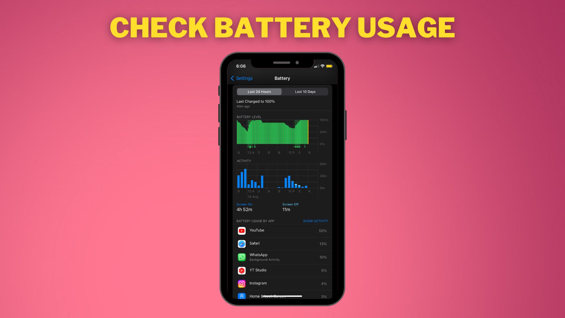 Check Battery Usage