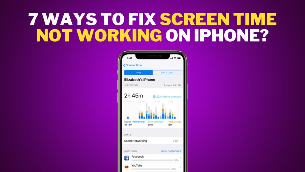 7 Ways to Fix Screen Time Not Working on iPhone?