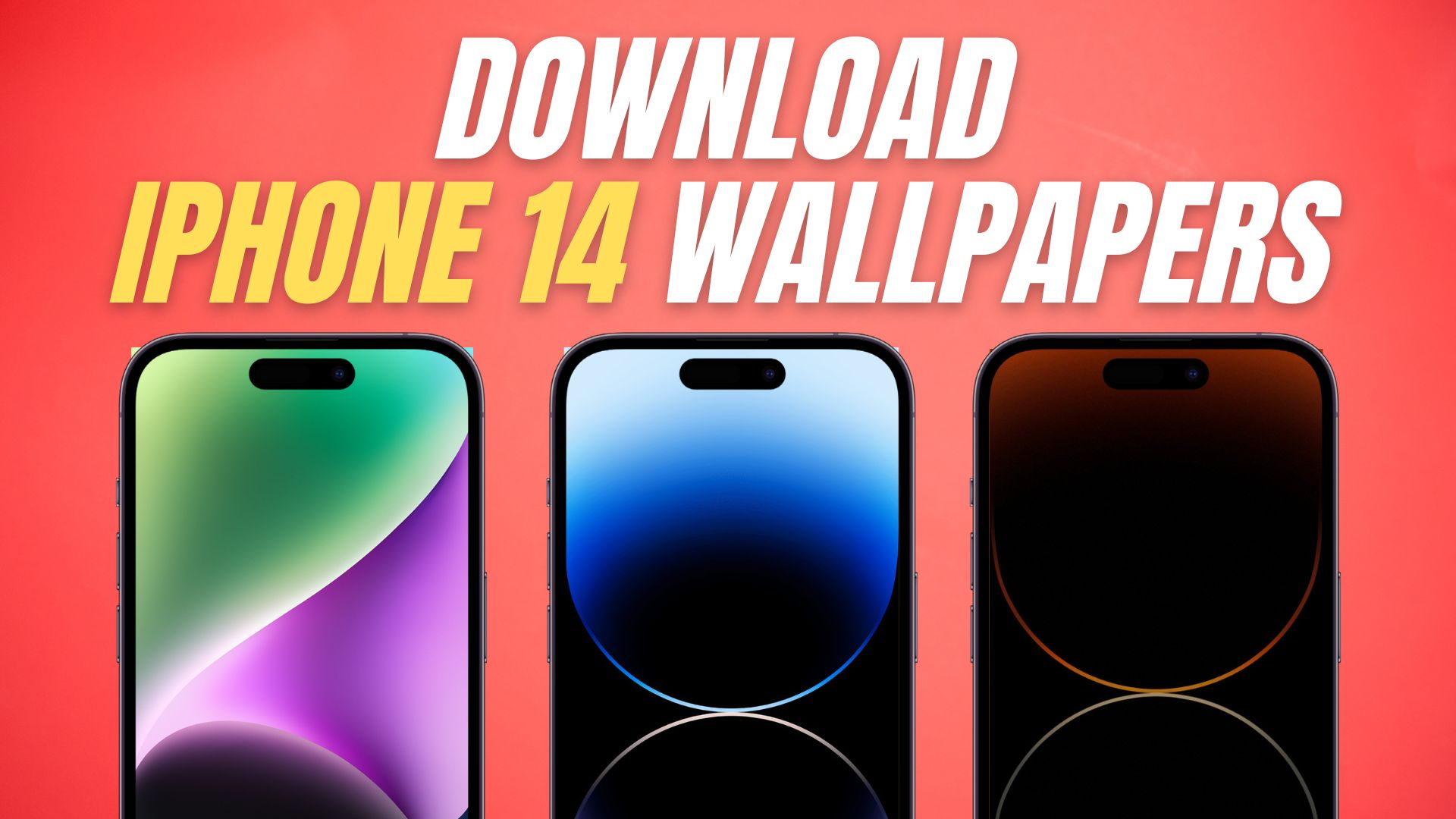 Download iPhone 14 and iPhone 14 Pro Series Wallpapers
