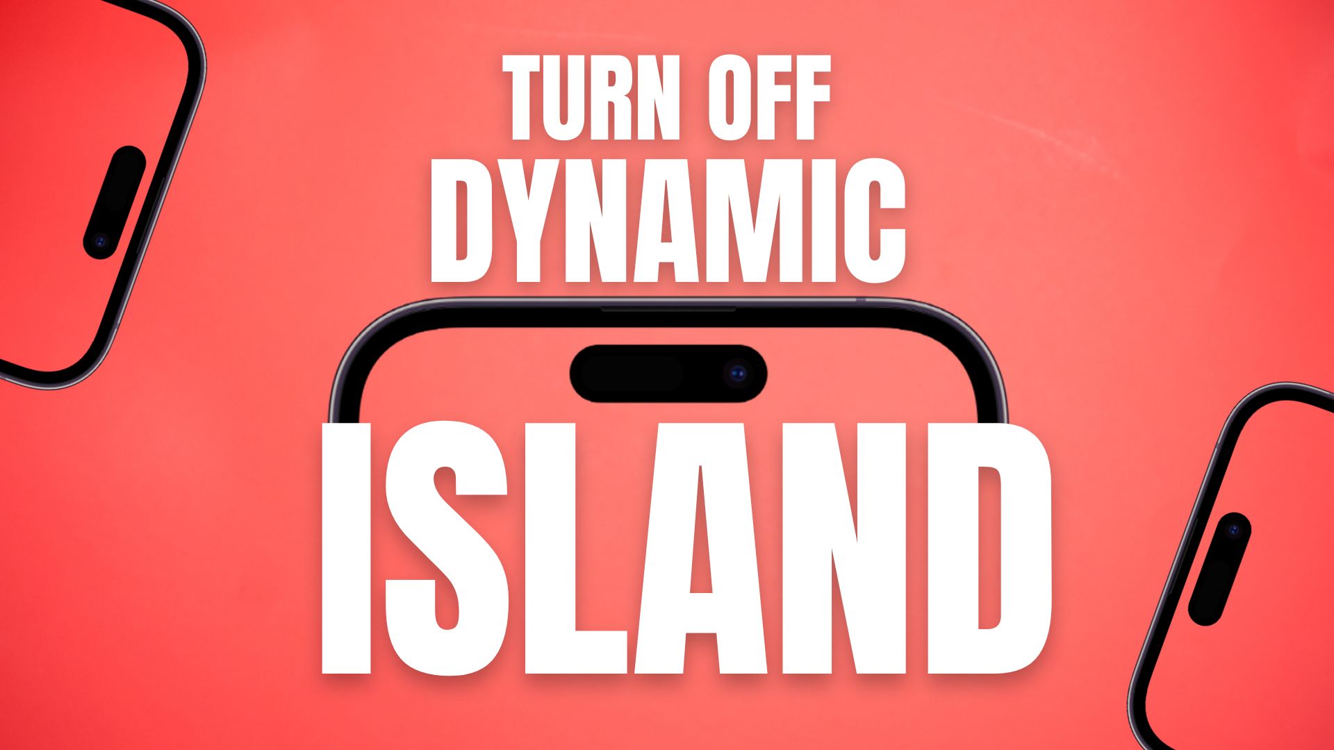 How to Turn Off Dynamic Island Content