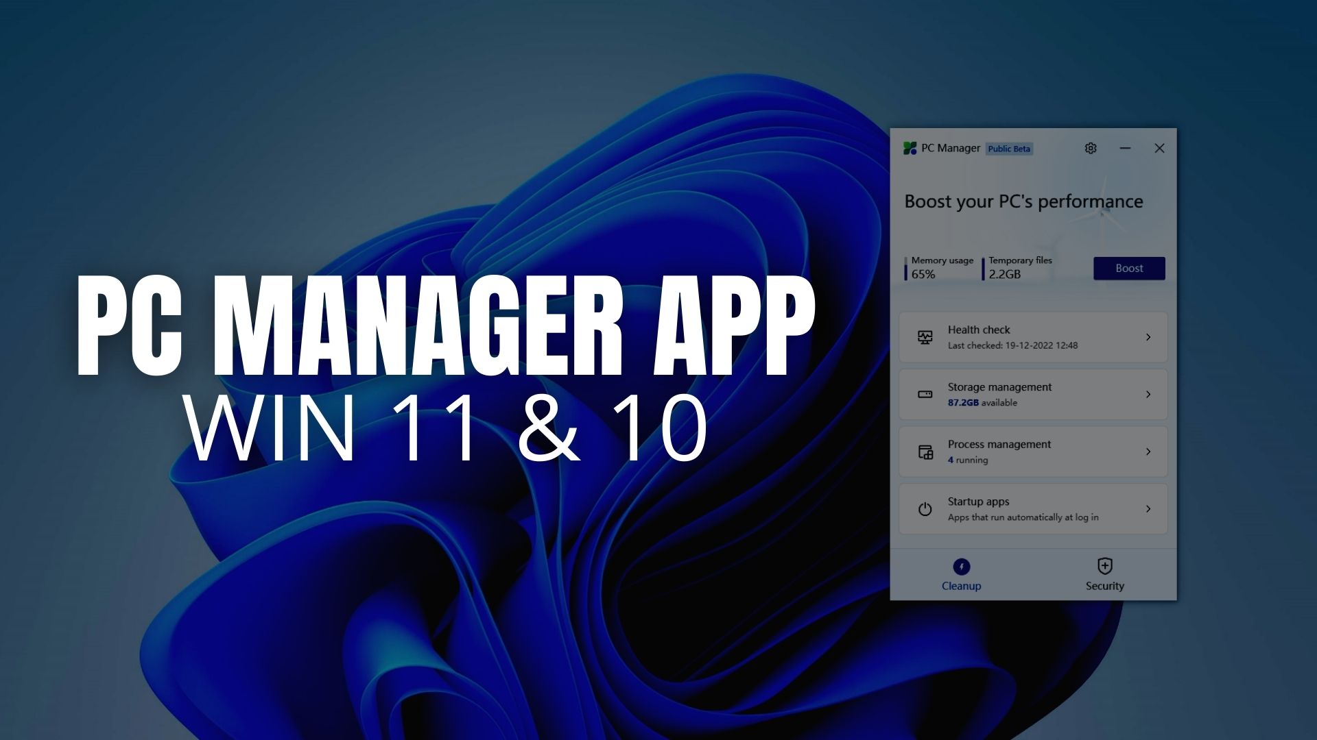 How to Install and Use Microsoft PC Manager