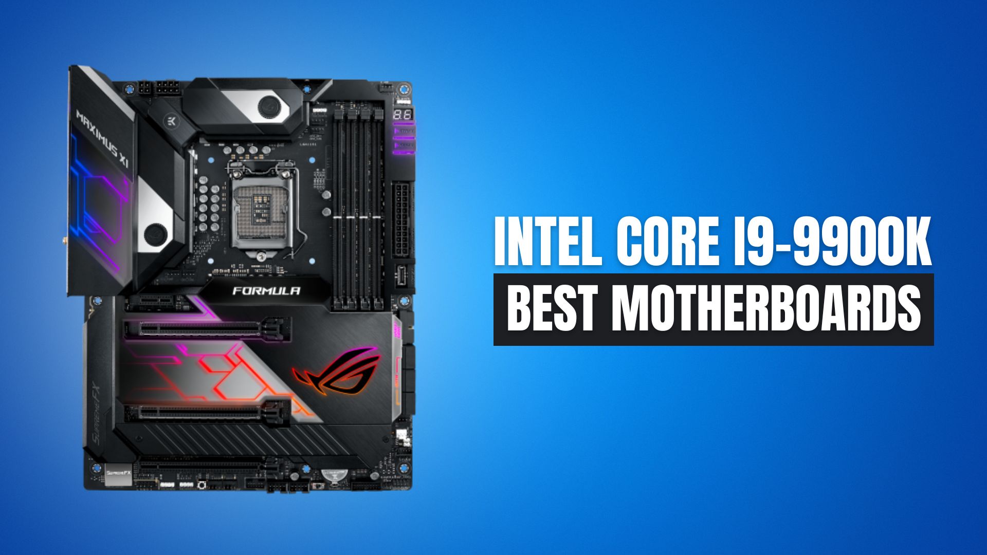 gesponsord Encyclopedie ketting 12 Best Motherboards for Intel Core i9-9900K