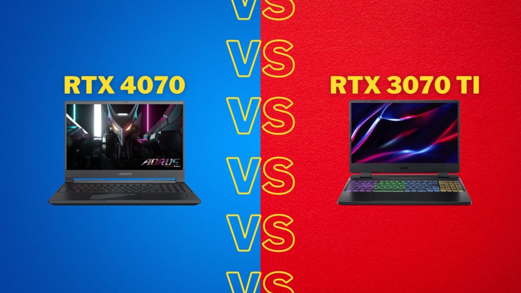 Nvidia RTX 4070 vs 3070 Ti: Laptop GPU Comparison
