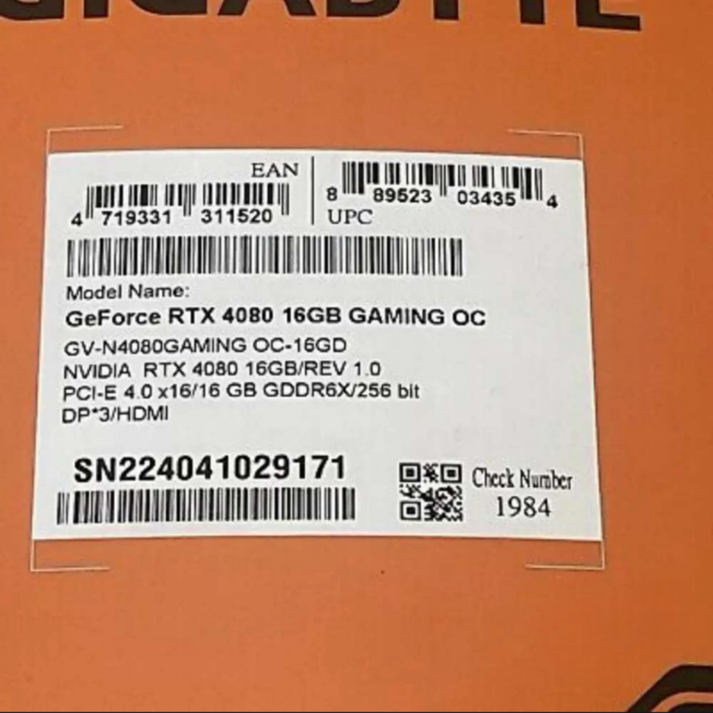 Test GeForce RTX 4080 Gaming OC 16G de Gigabyte - GinjFo