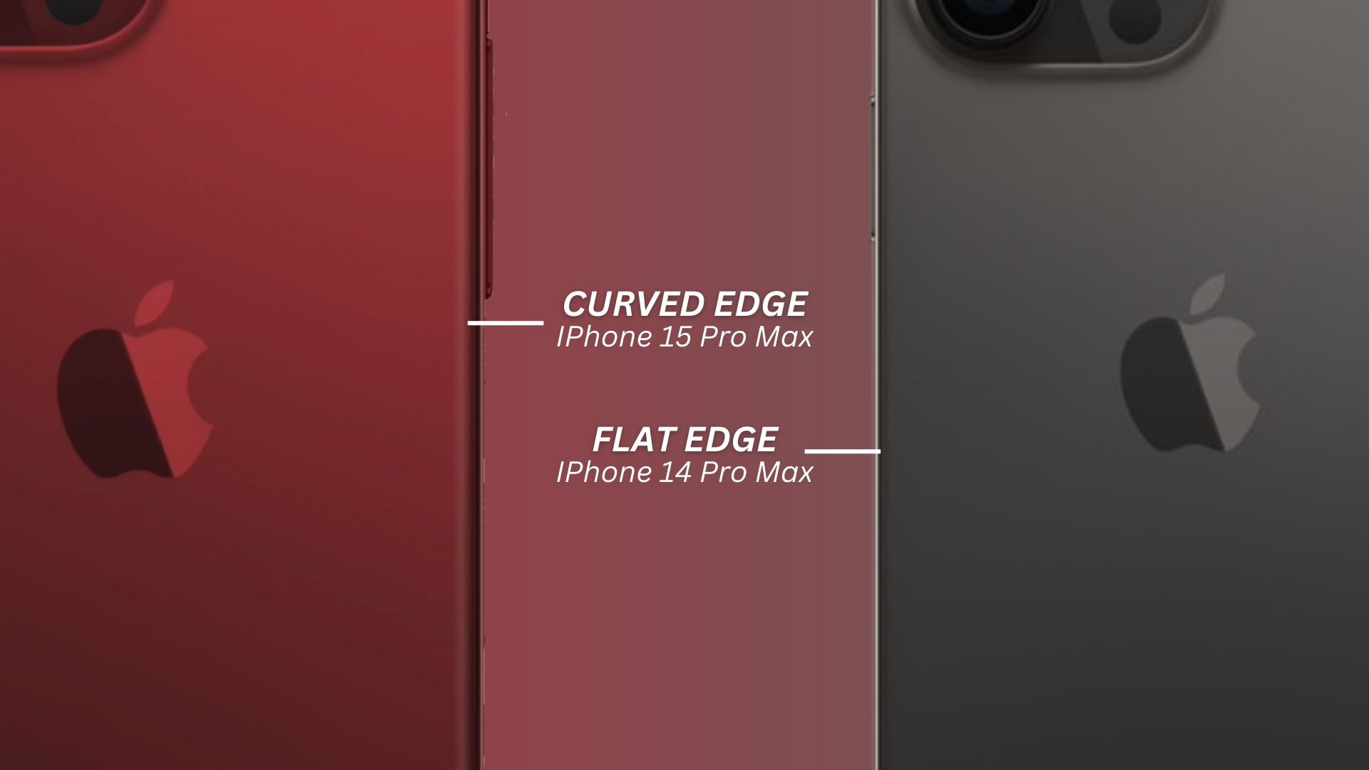 iPhone 15 vs 14 : Curved vs Flat Edges