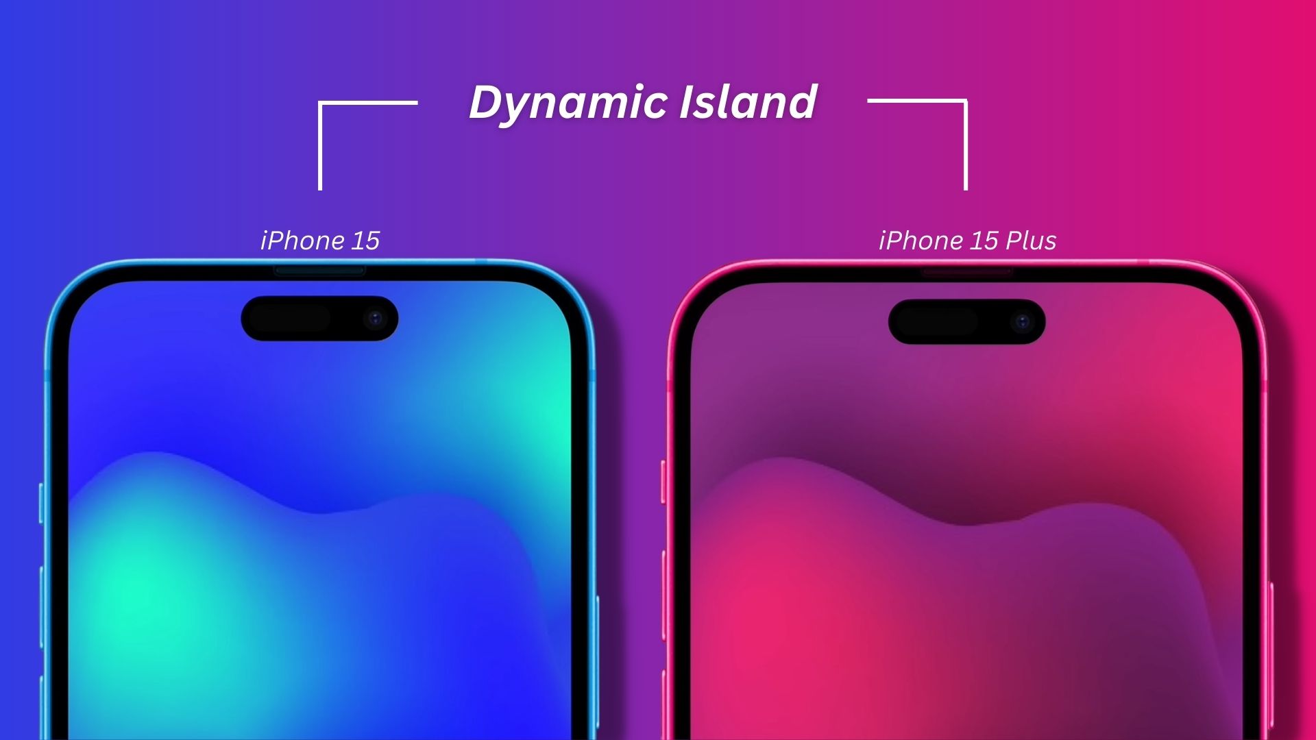 iPhone 15 with Dynamic island