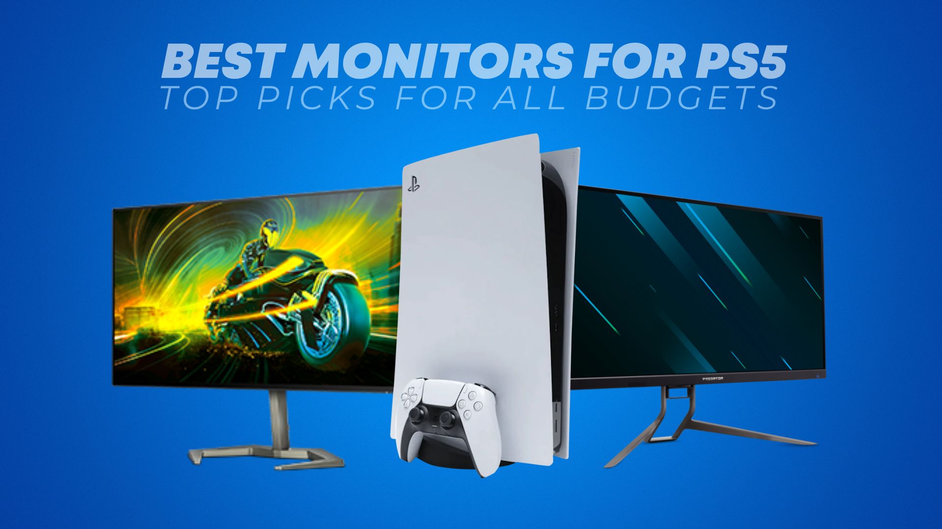 Best Monitors for PS5