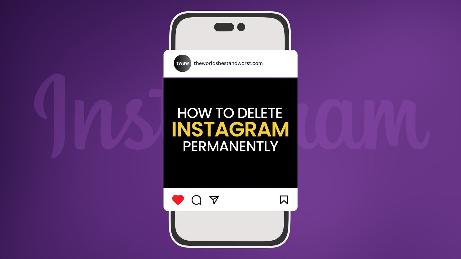 How to Delete Instagram Account Permanently