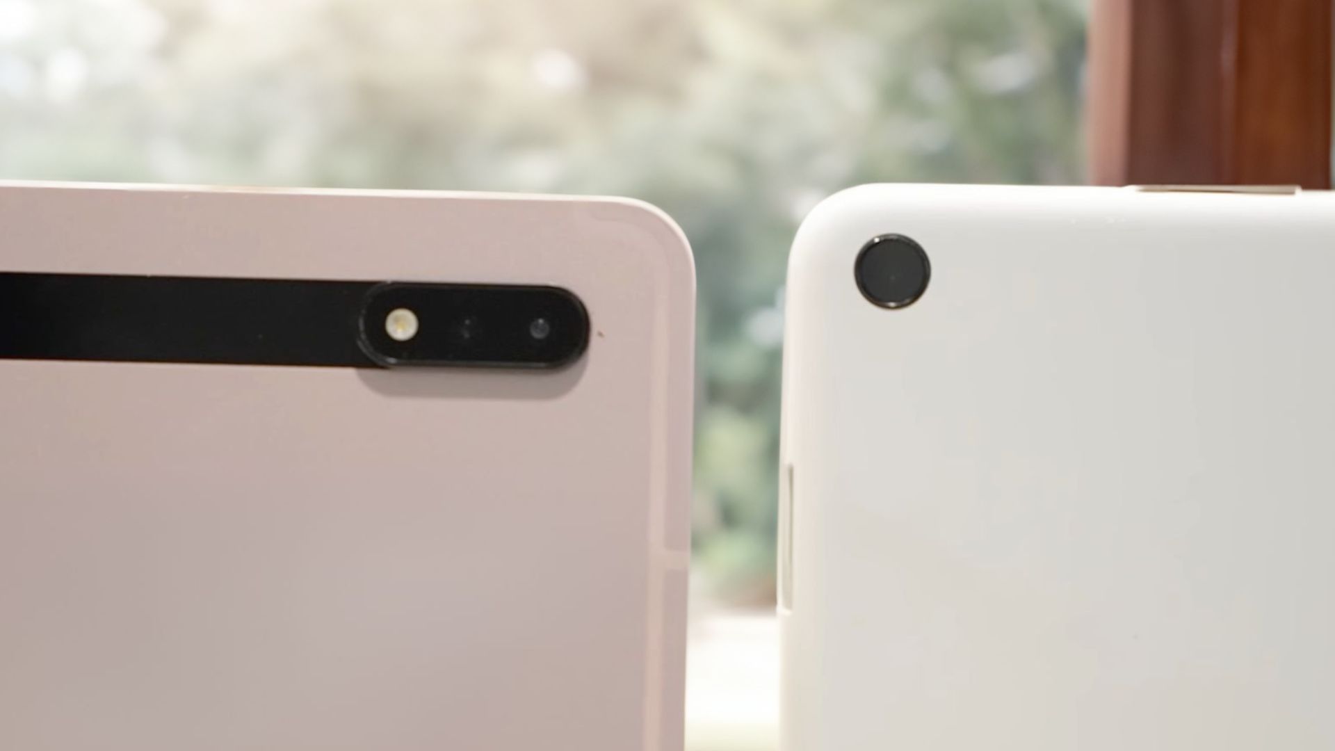Pixel tablet and Tab S8 cameras