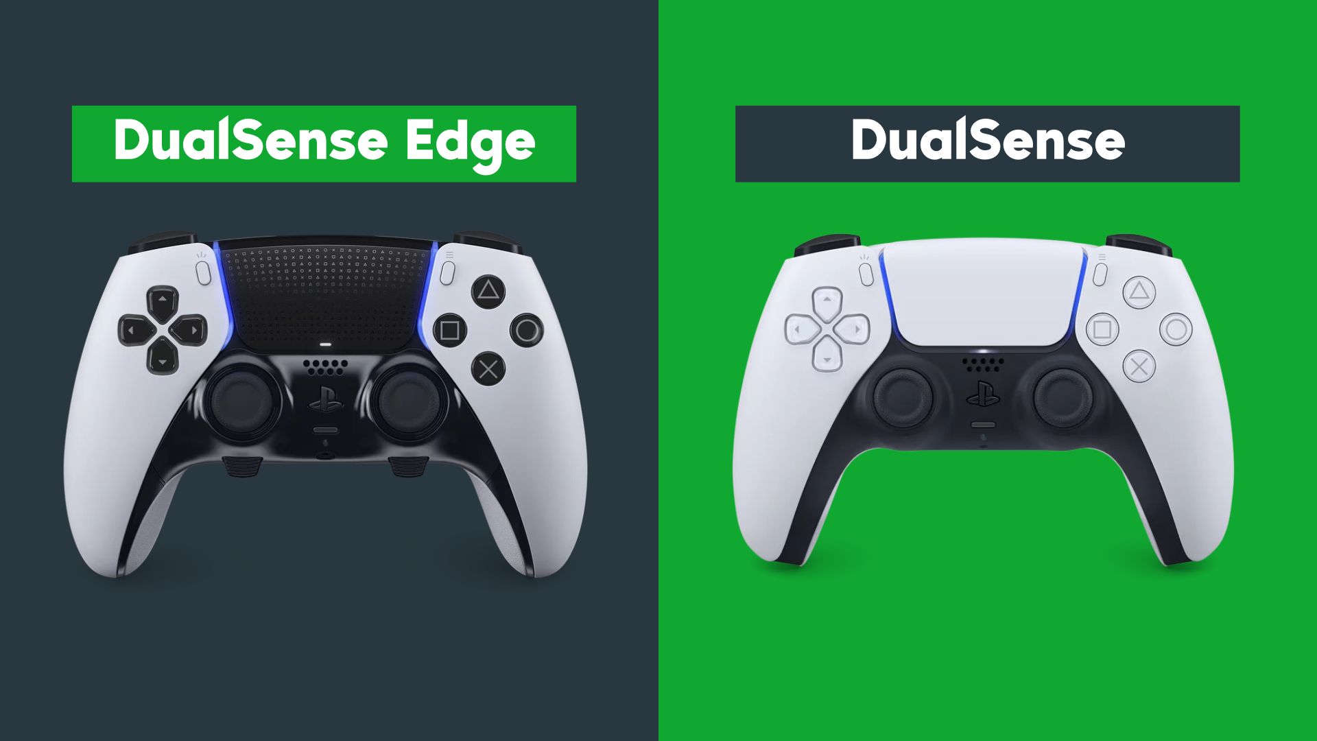 DualSense vs DualSense Edge