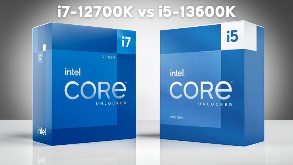 i7-12700K vs i5-13600K