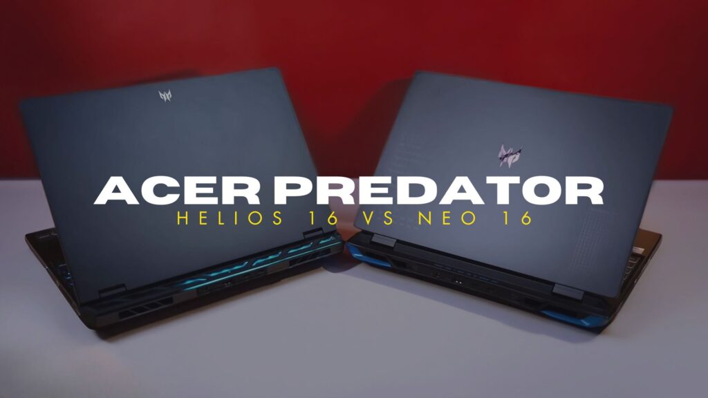 Acer Predator Helios 16 vs Neo 16