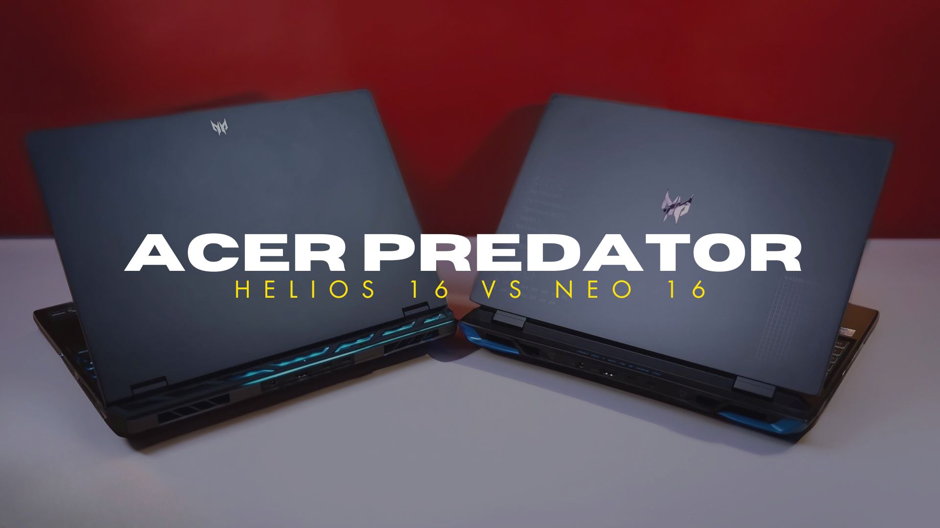 Acer Predator Helios 16 vs Neo 16
