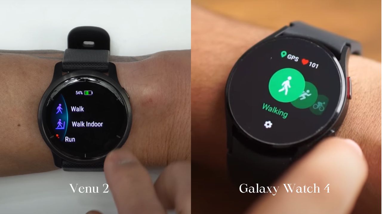 Garmin Venu 2 vs Galaxy Watch 4 Activity Profiles  