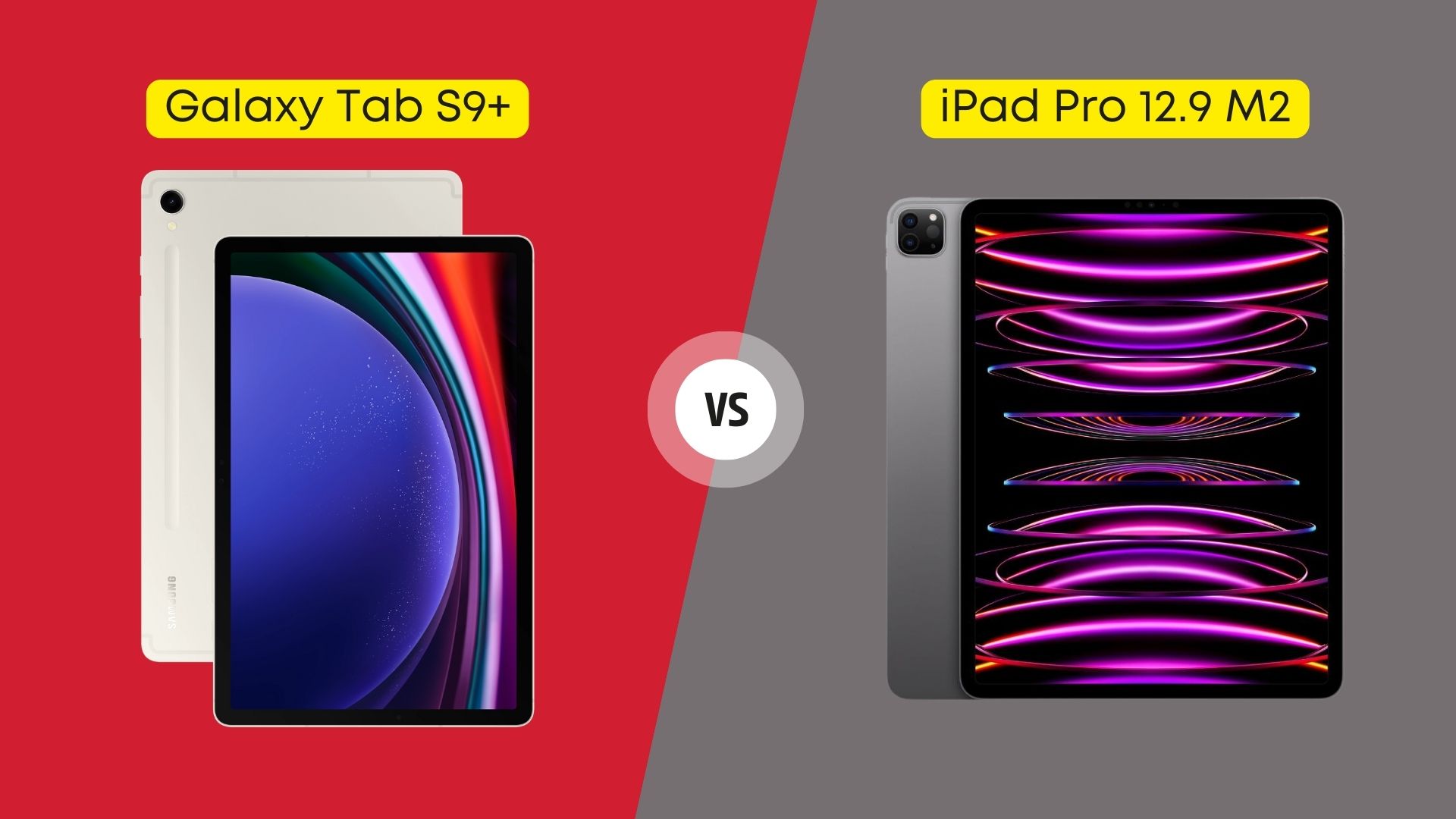 Samsung Galaxy Tab S9+ vs. iPad Pro 12.9 M2