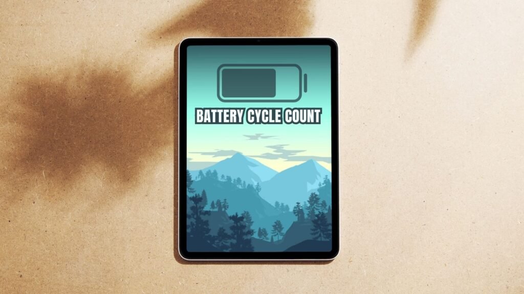 How to Check Battery Charge Cycle Count on iPad