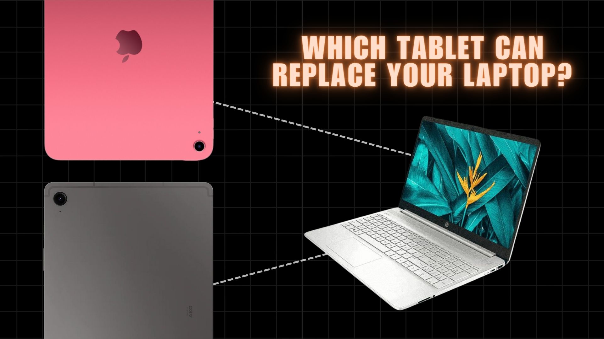 iPad 10 vs Tab S9 FE laptop replacement
